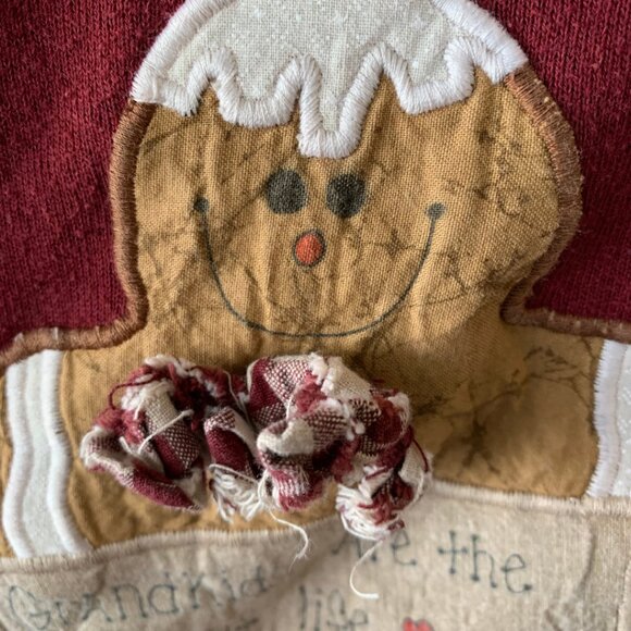 Vintage Fruit of the Loom Grandkids Gingerbread Sweatshirt L Made in USA - Picture 3 of 6